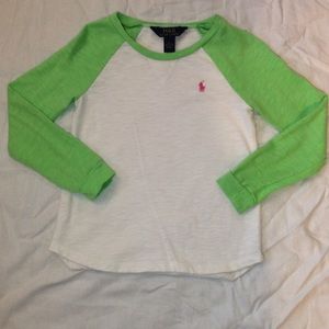 Girls Ralph Lauren Polo long sleeve top